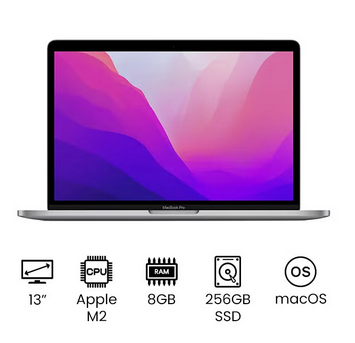 Apple MacBook Pro M2 , 256GB SSD, 8GB RAM, 13.3" , GRAY COLOUR