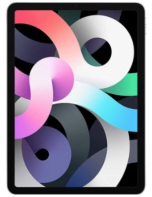 Apple iPad Air - 2020 (4th Generation) 10.9inch 256GB WiFi Silver with Face time - International Specs