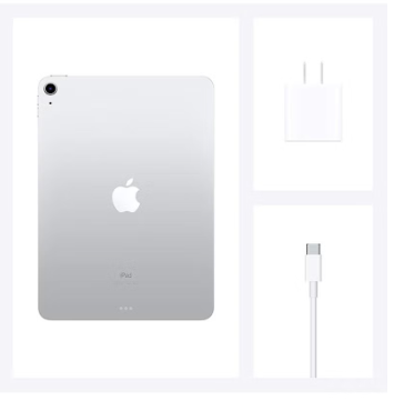 Apple iPad Air - 2020 (4th Generation) 10.9inch 256GB WiFi Silver with Face time - International Specs