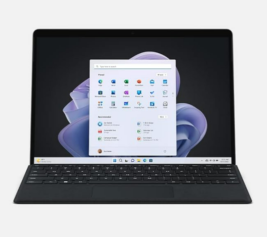 Microsoft Surface Pro 9 13th Gen core i5 RAM 8GB RAM, Storage 256GB - Black