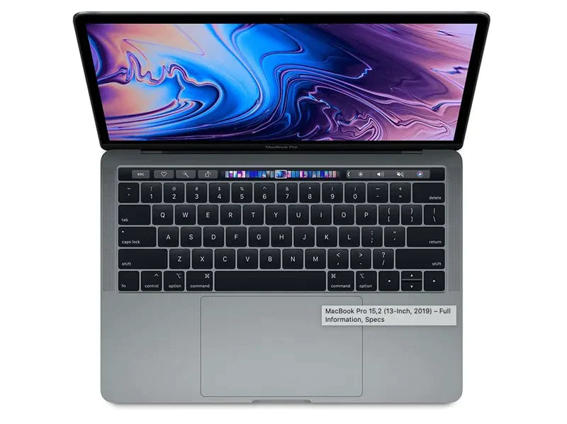 Apple MacBook Pro A1989 (2019) 13 Inch Core i5 16GB RAM 256 GB SSD - Silver